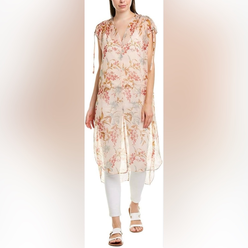 Vince Camuto Oasis Bloom Pearl Ivory Sheath Dress